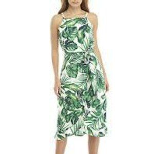 Luxology Tropical Print Maxi Dress Size Large